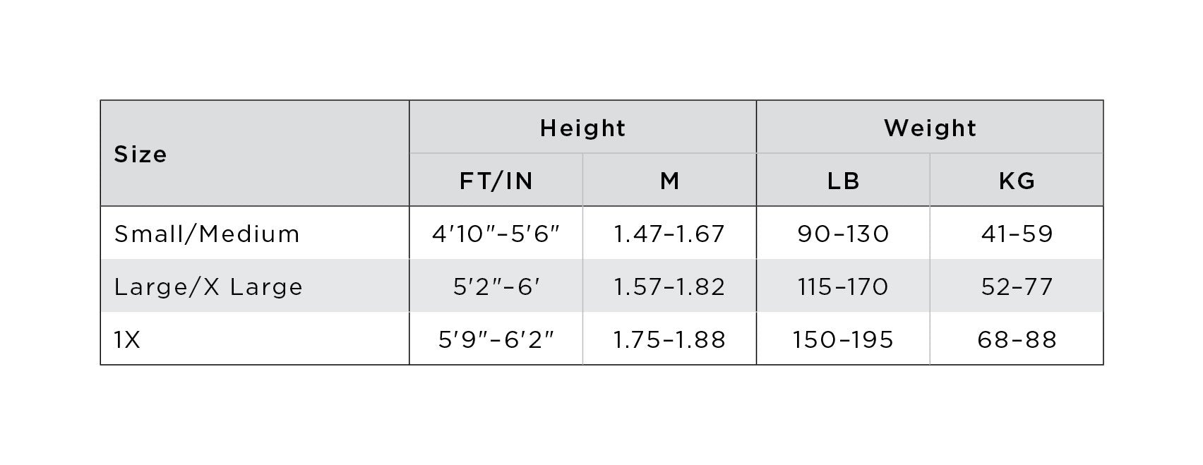 Size Guide Image
