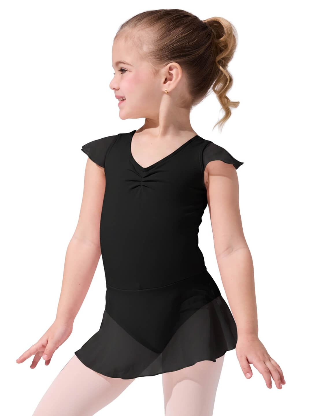 Flutter Sleeve Dress - Girls