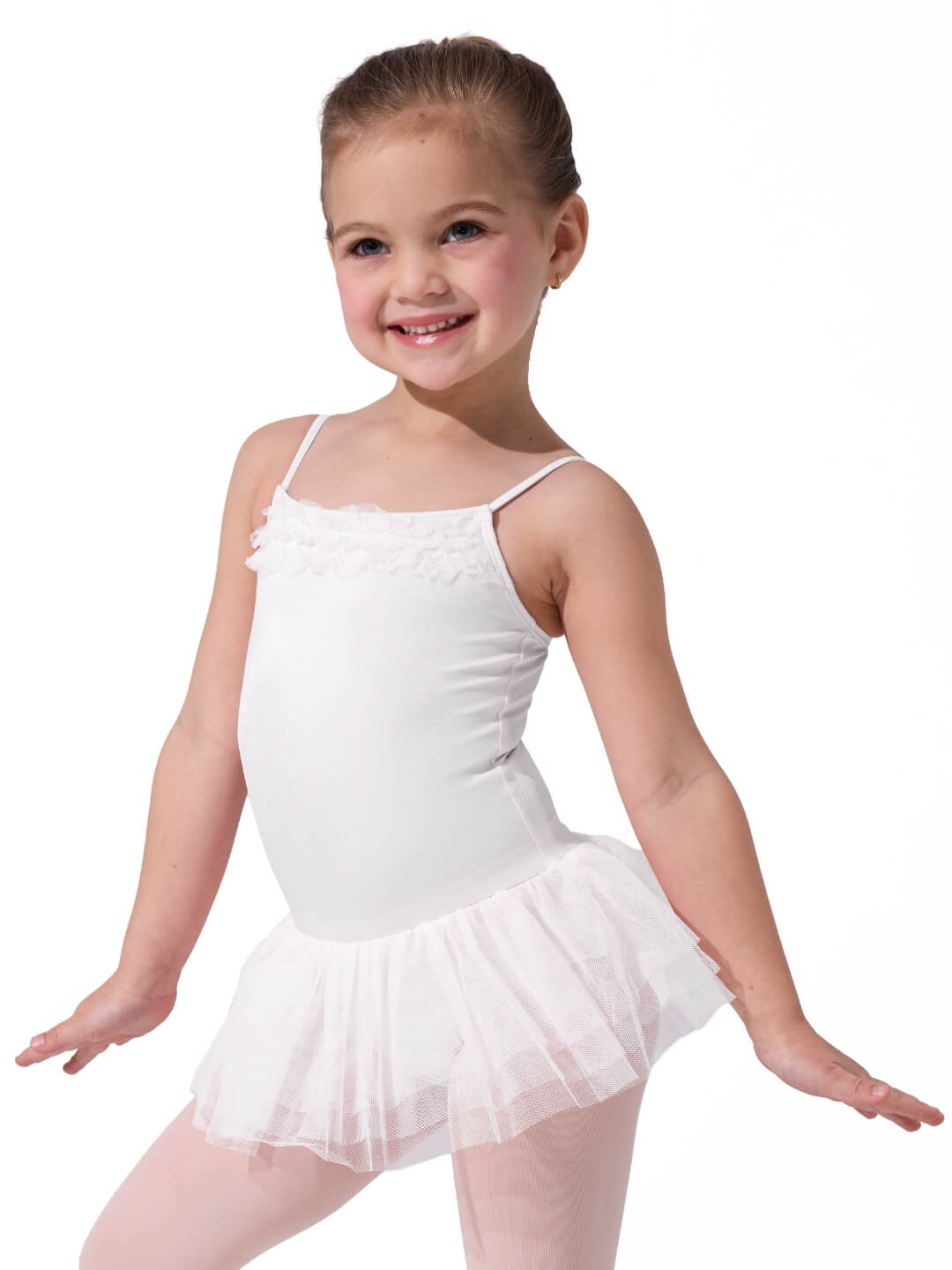 Ruffle Yoke Tutu Dress - Girls