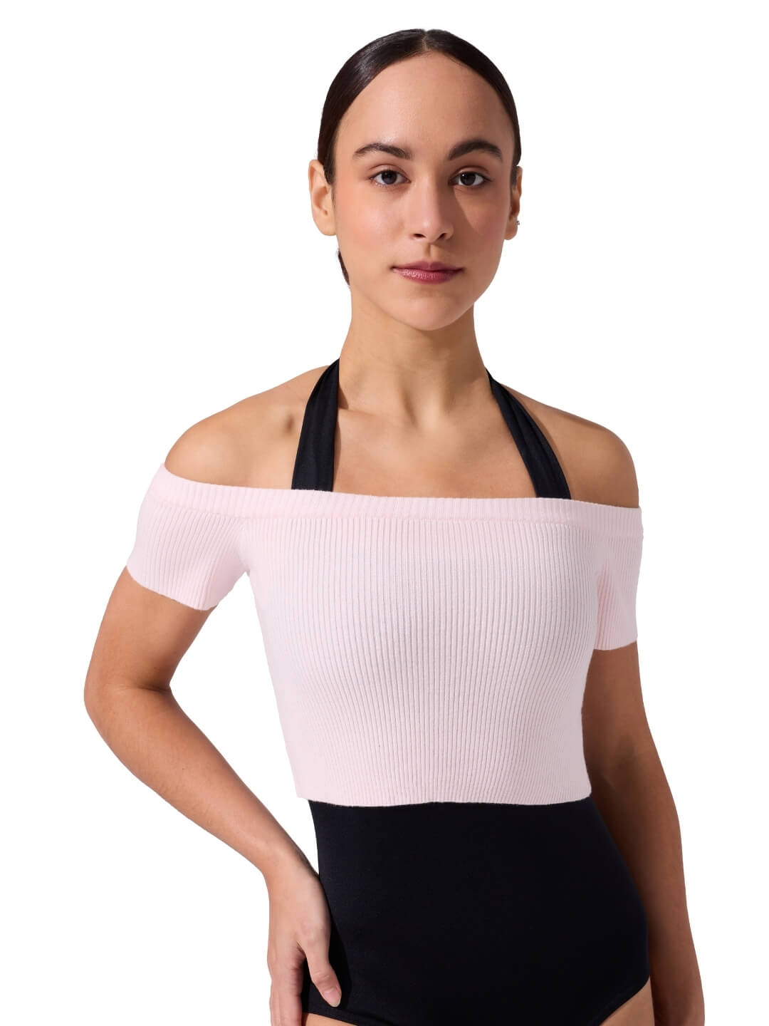 Ribbed Knit Cropped Sweater