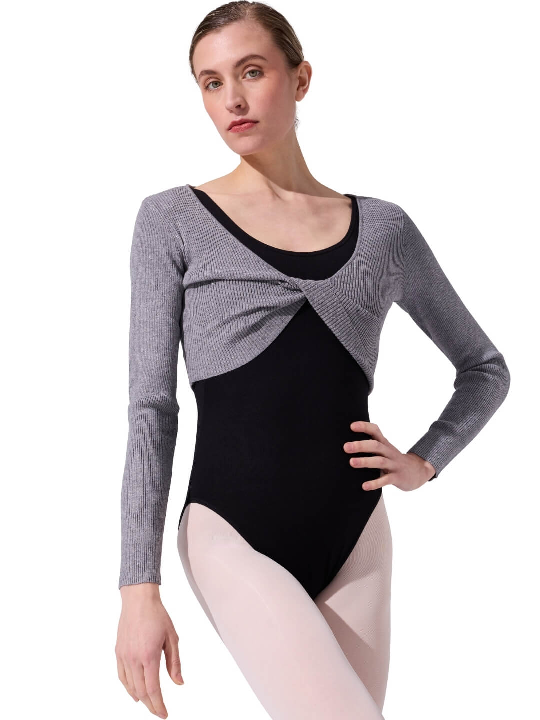 Shrug with Faux Knot