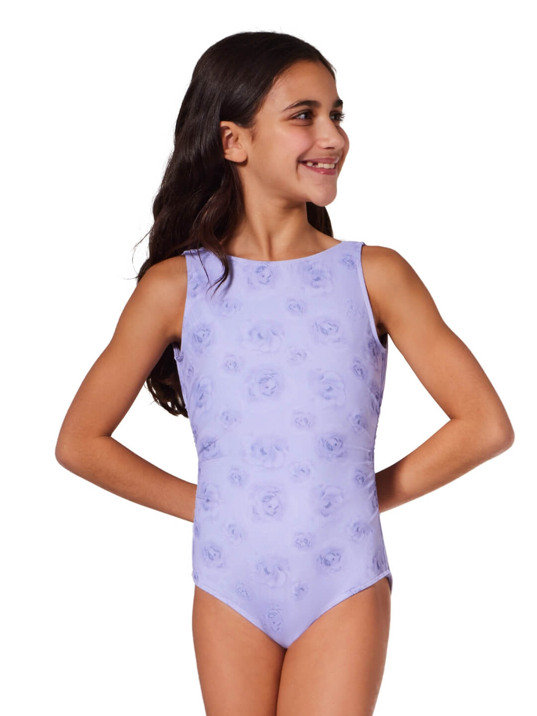 Coming Up Roses Peony Leotard - Child