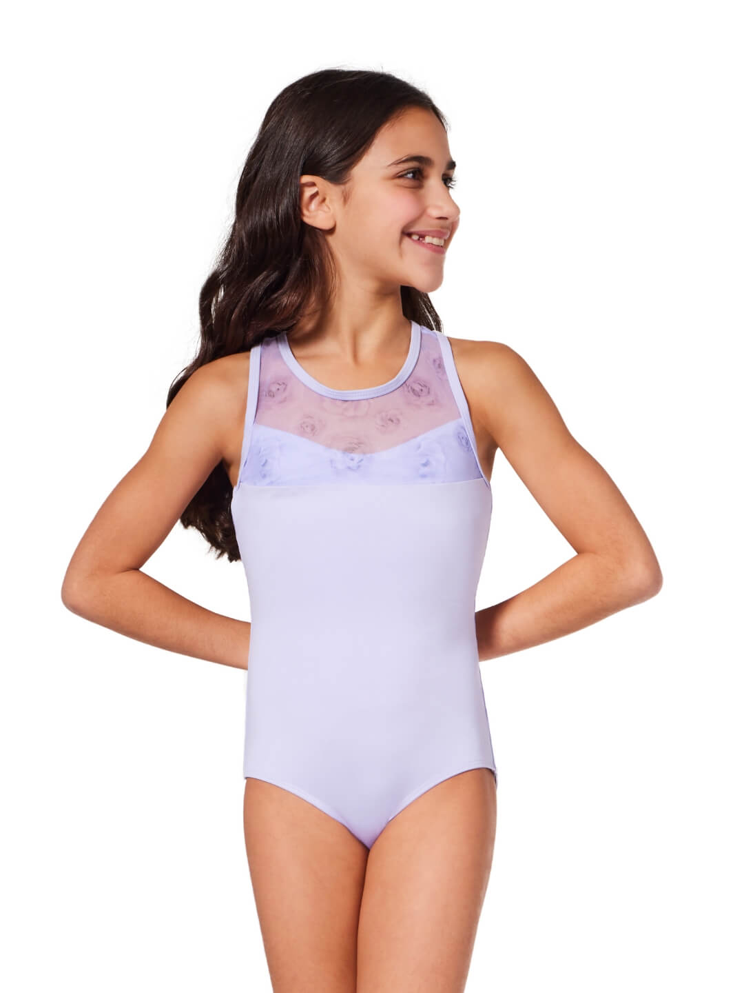 Coming Up Roses Petal Leotard - Child