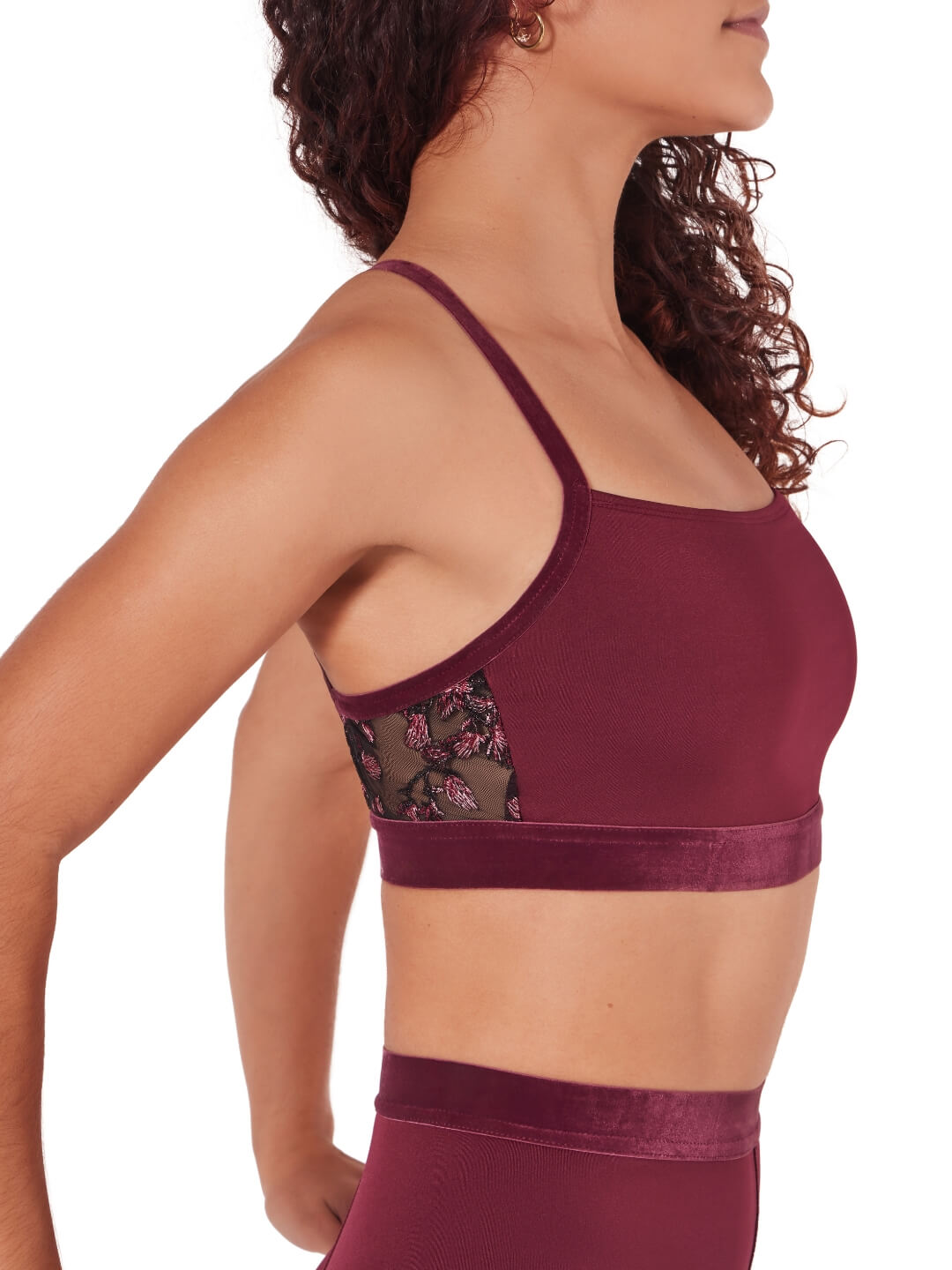 Ornate Romance Fondness Cami Criss Cross Back Bra