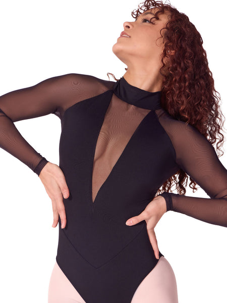 sheer dress with leotard Le Palais Vintage elegant sexy sheer glitter jumpsuit leotard dress skirt-  Talso