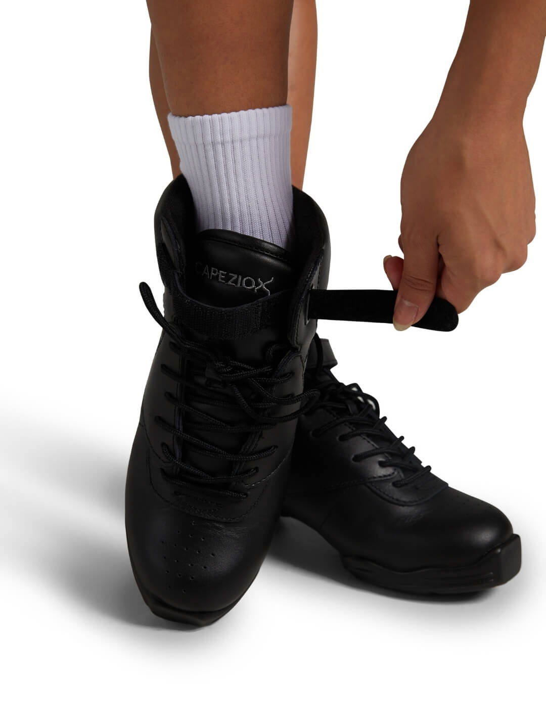 CAPEZIOダンススニーカーDS01 DANSNEAKER・BLACK CAPEZIO（カペジオ）ダンススニーカーDS01 DANSNEAKER・BLACK/黒