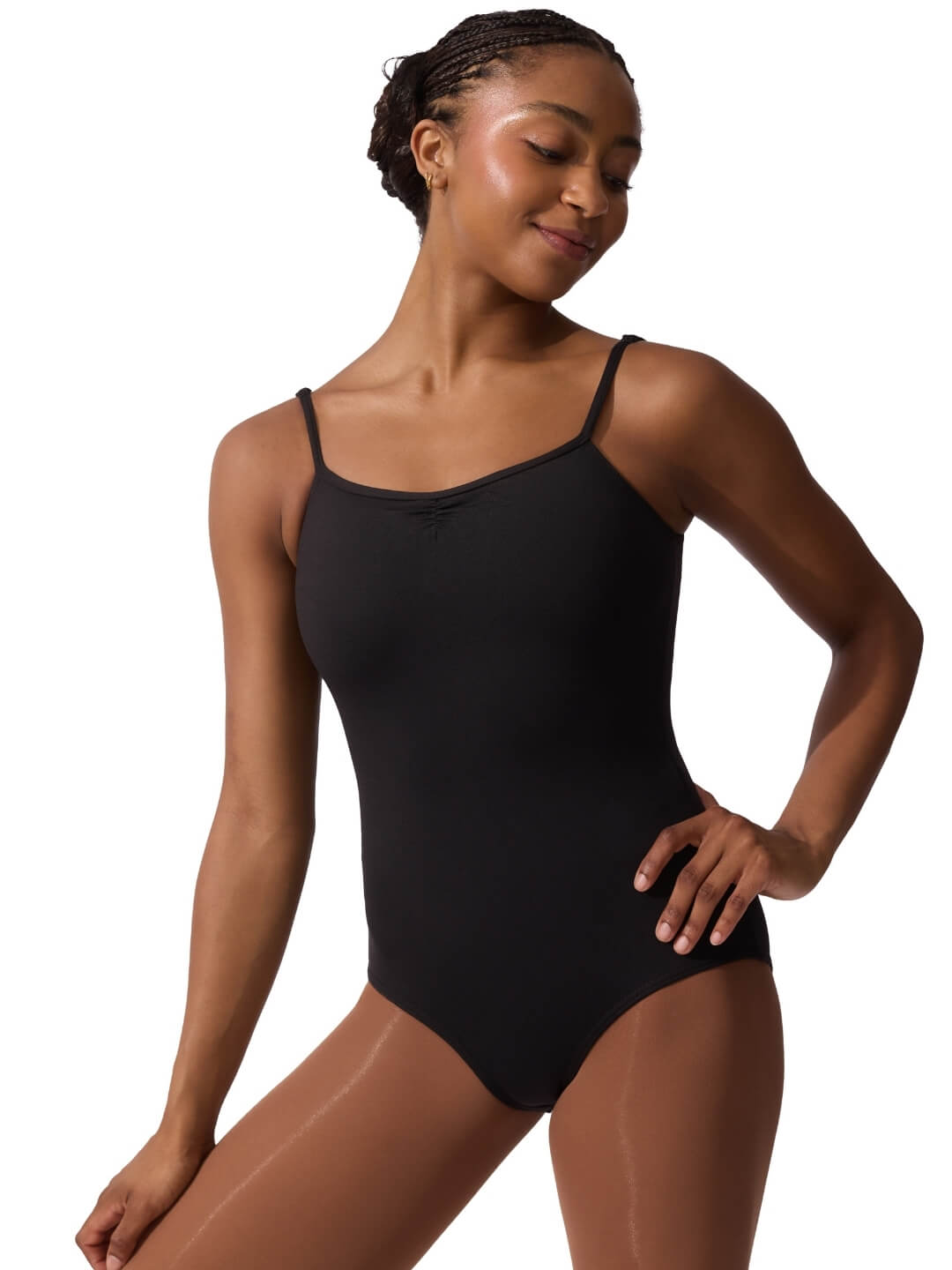 Studio Collection Pinch Front Camisole Leotard