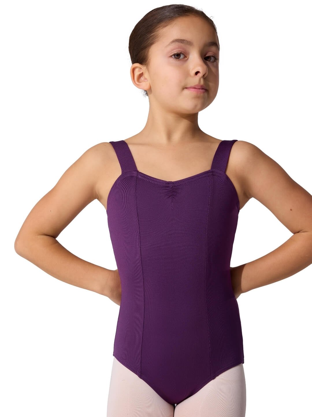 Studio Collection Wide Strap Camisole Leotard - Girls