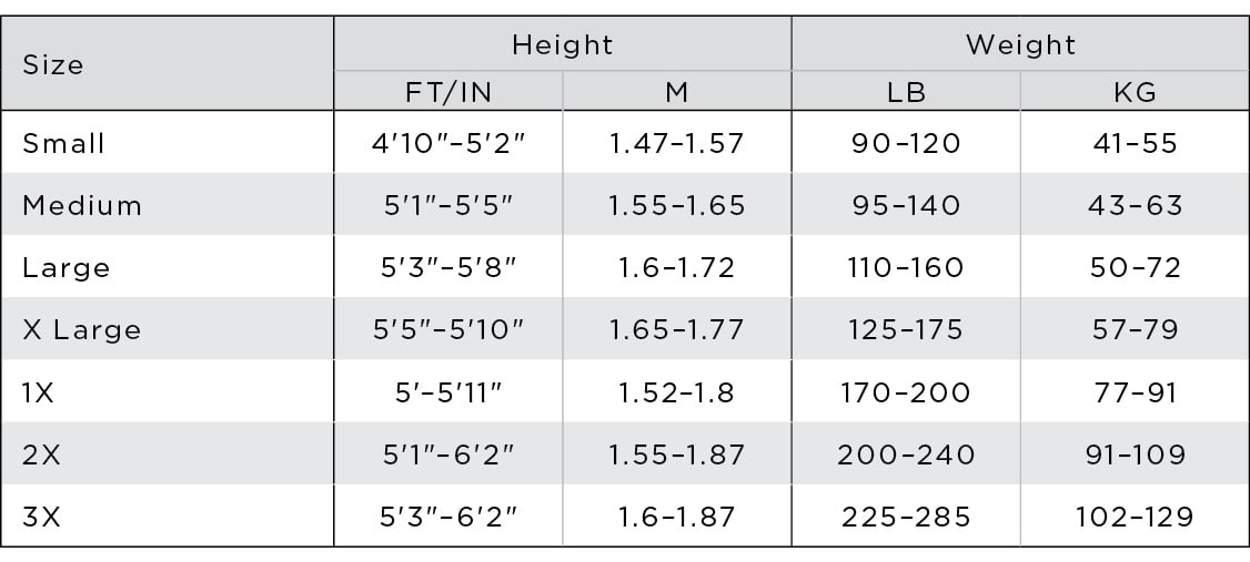 Size Guide Image