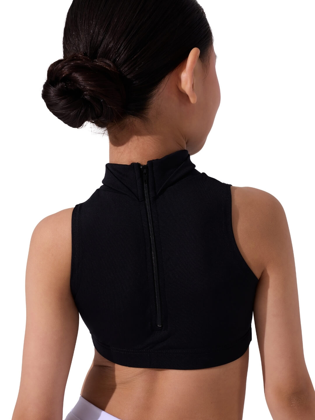Capezio Team Basics Mock Neck Top - Girls | Capezio®