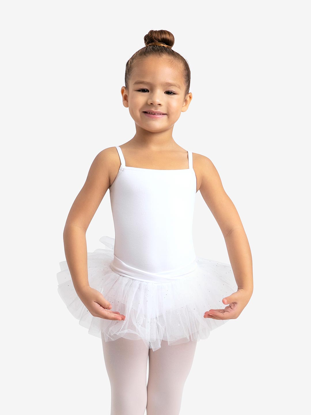 Children's Collection Belted Camisole Tutu Dress - Girls