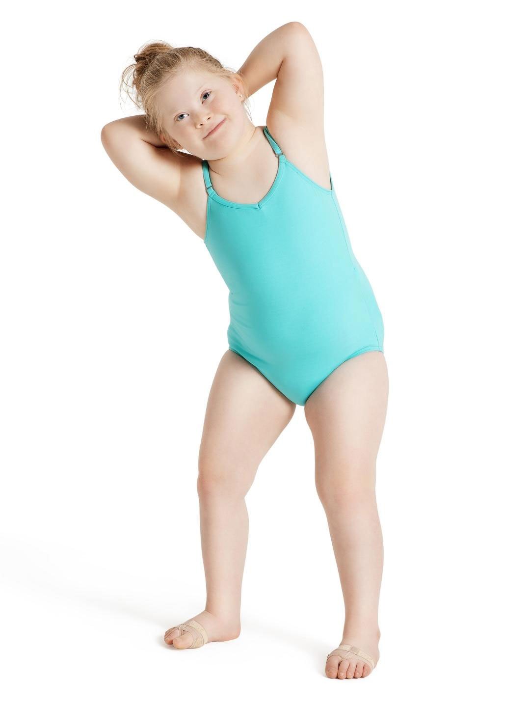 Team Basics Camisole Leotard w/ Adjustable Straps - Girls