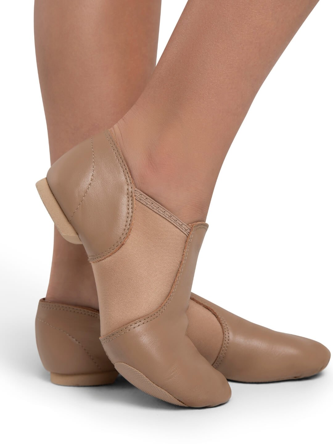 E-Series Jazz Slip On - Child | Caramel