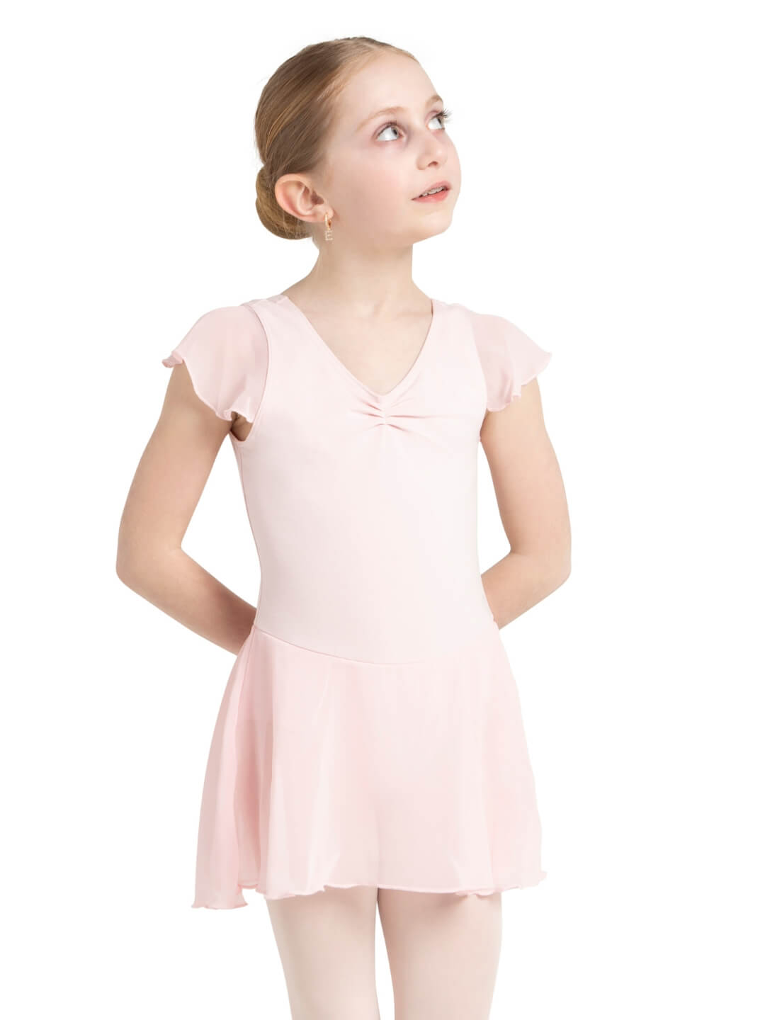 Flutter Sleeve Dress - Girls