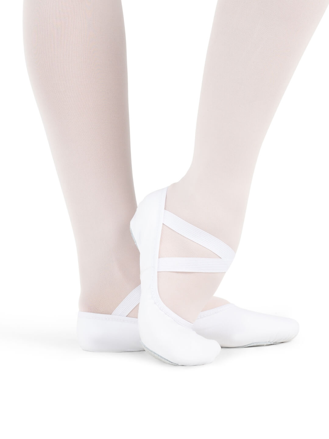 Stella Canvas Ballet Shoe - Child | White