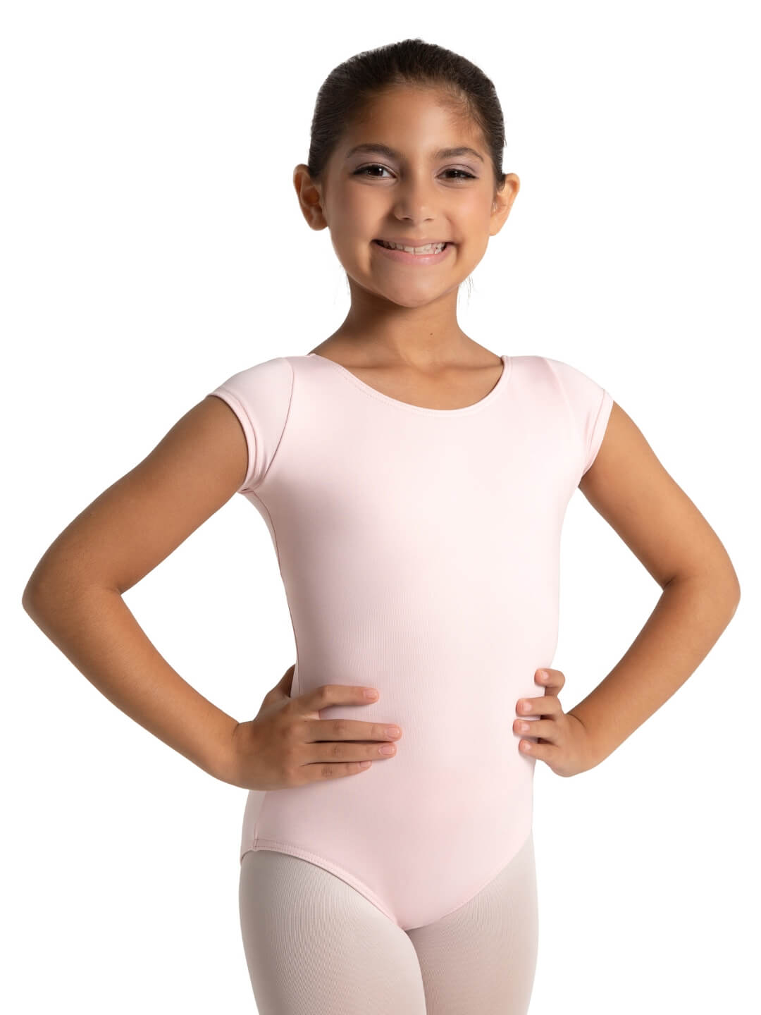 Studio Collection High Neck Cap Sleeve Leotard - Girls