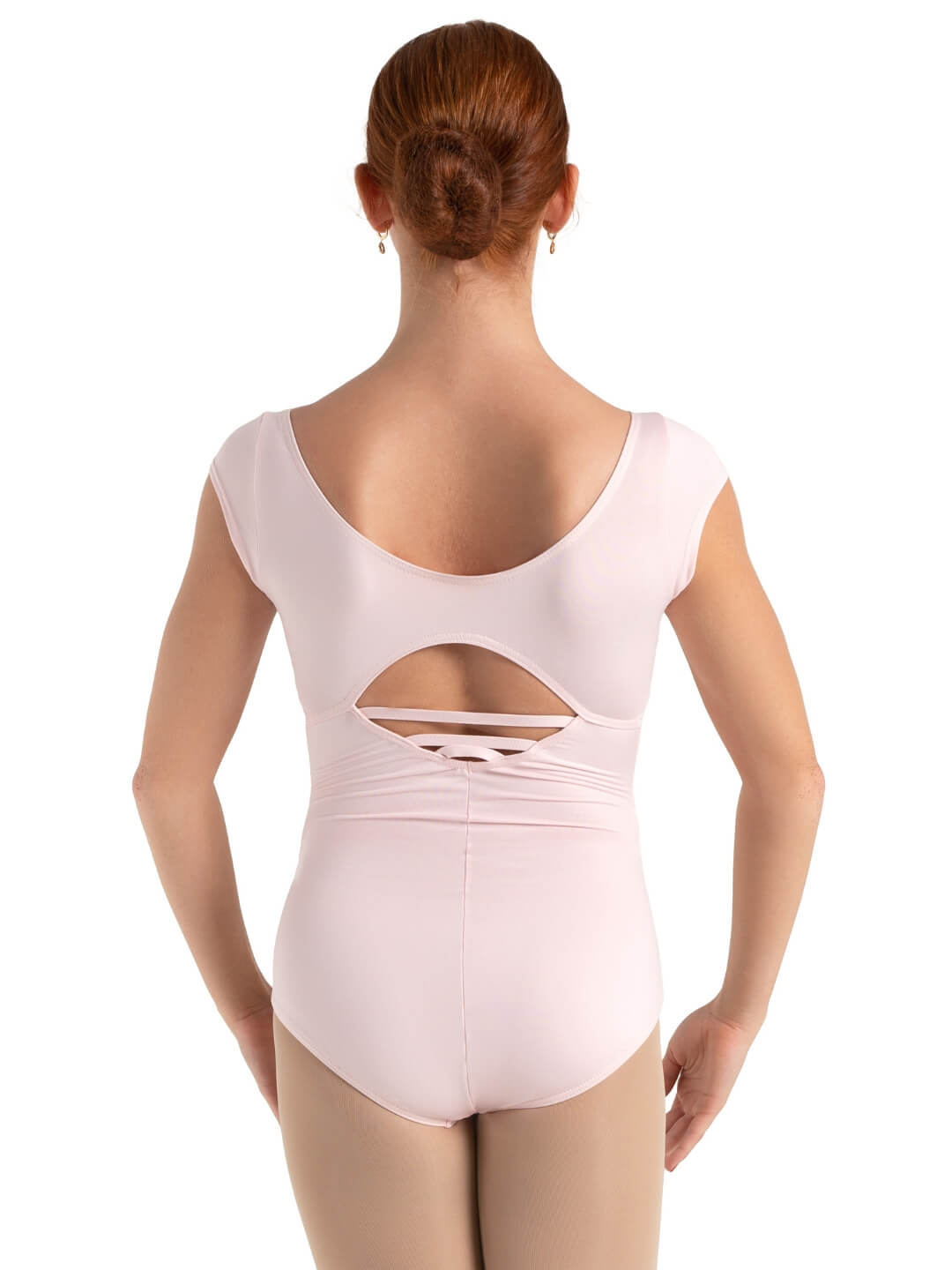Studio Collection High Neck Cap Sleeve Leotard