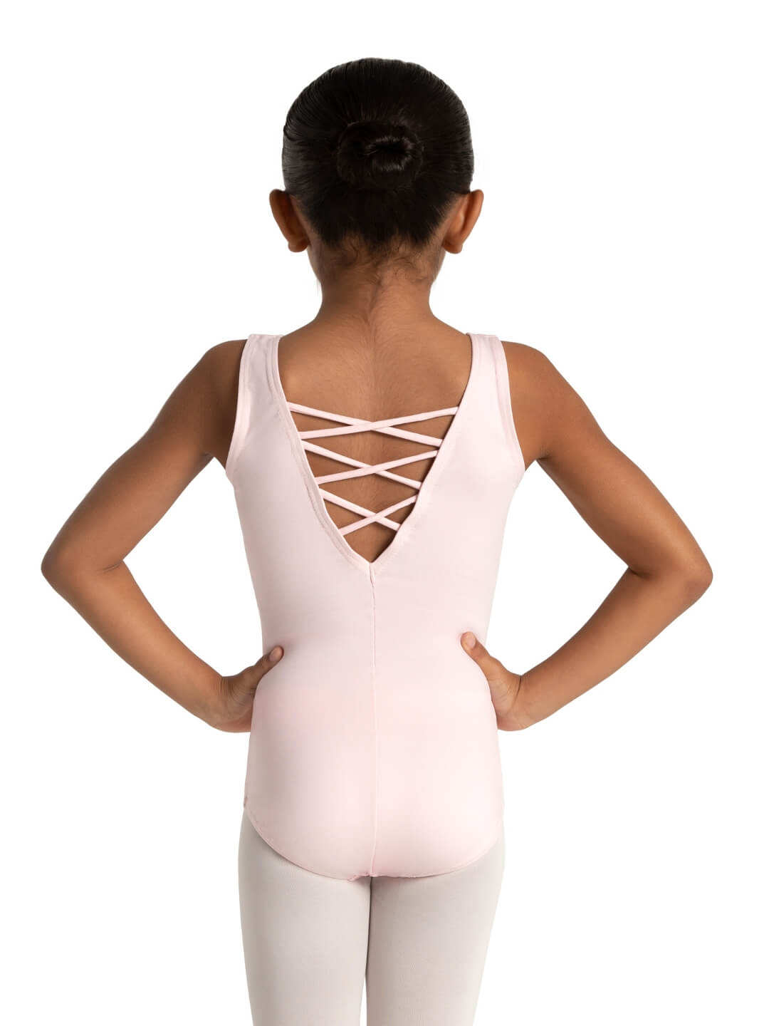 Studio Collection Lattice Back Tank Leotard - Girls
