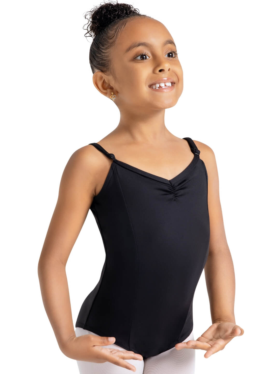 Studio Collection V Neck Camisole Leotard - Girls