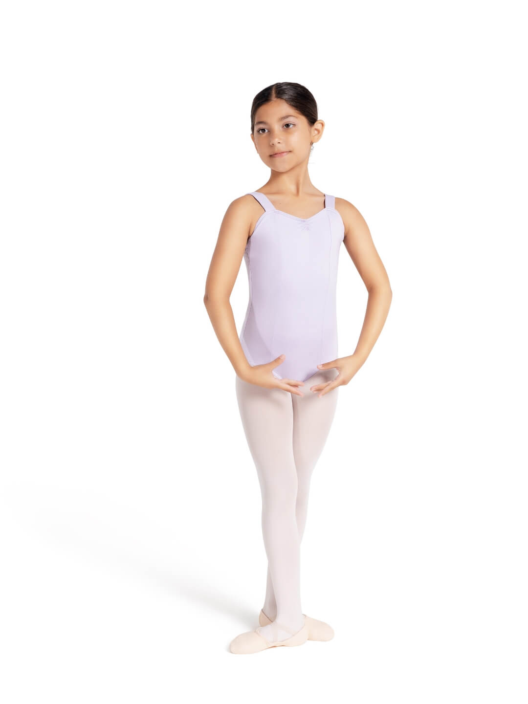 Studio Collection Wide Strap Camisole Leotard - Girls