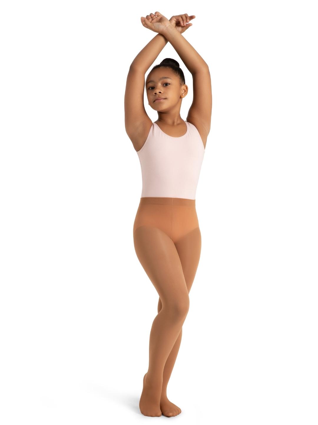 Capezio - Capezio Girls Ultra Soft Self Knit Waistband Athletic Dance