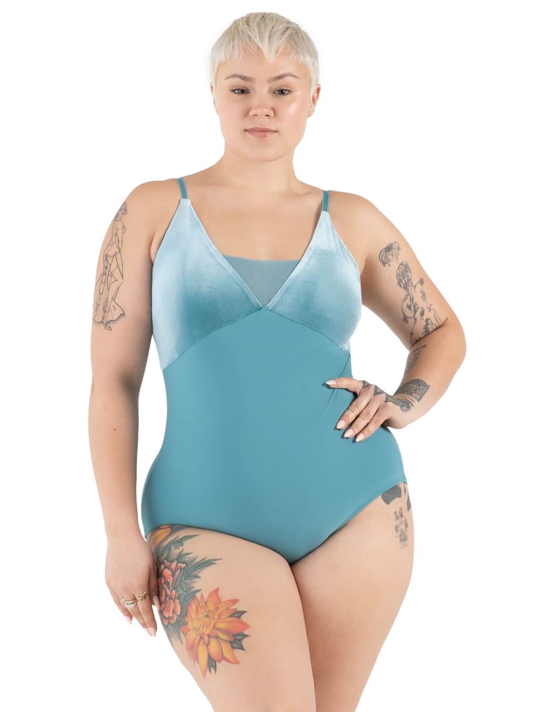 Velvet Forest Pine Leotard