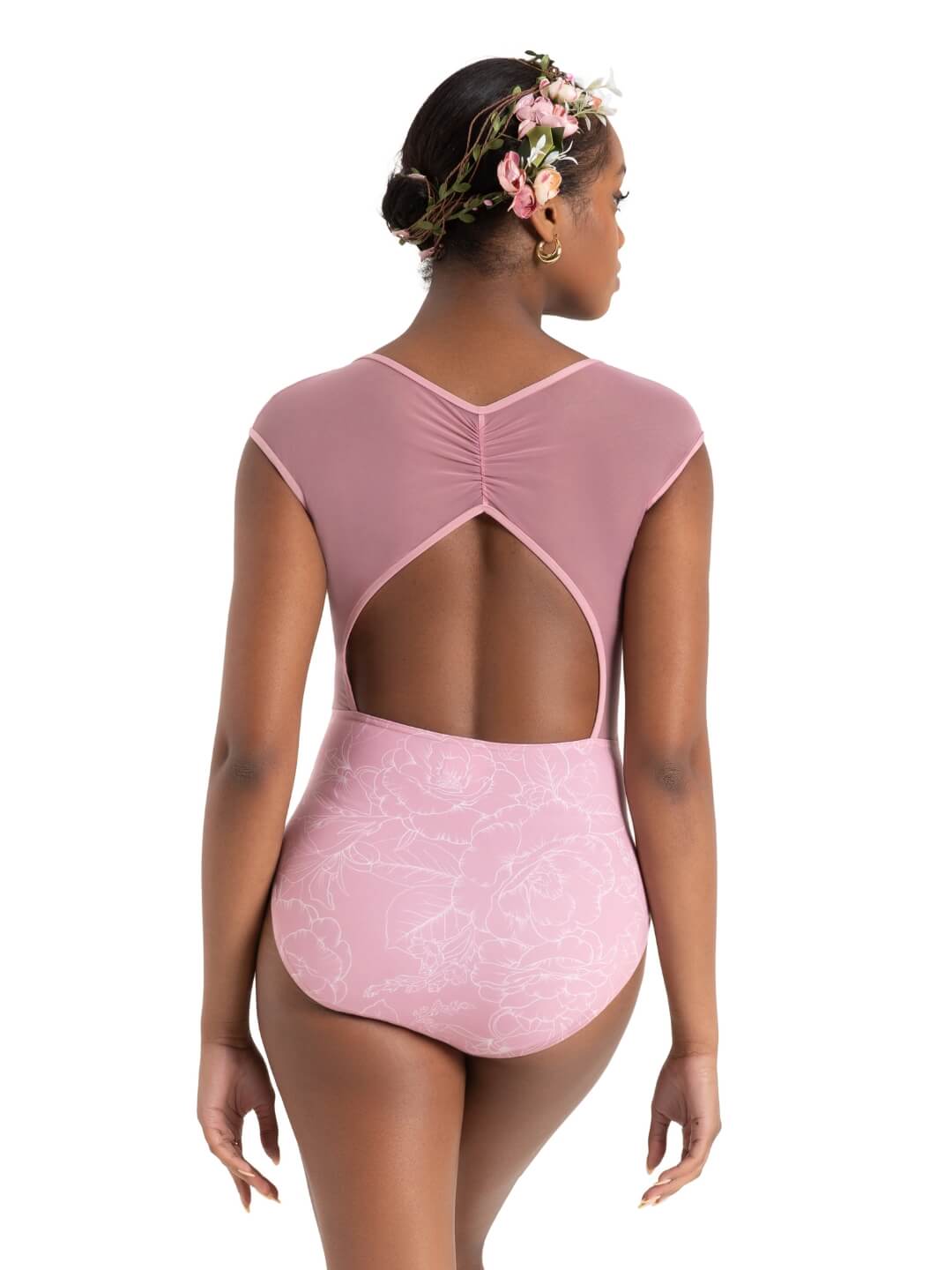 Wildflower Daisy Cap Sleeve Leotard