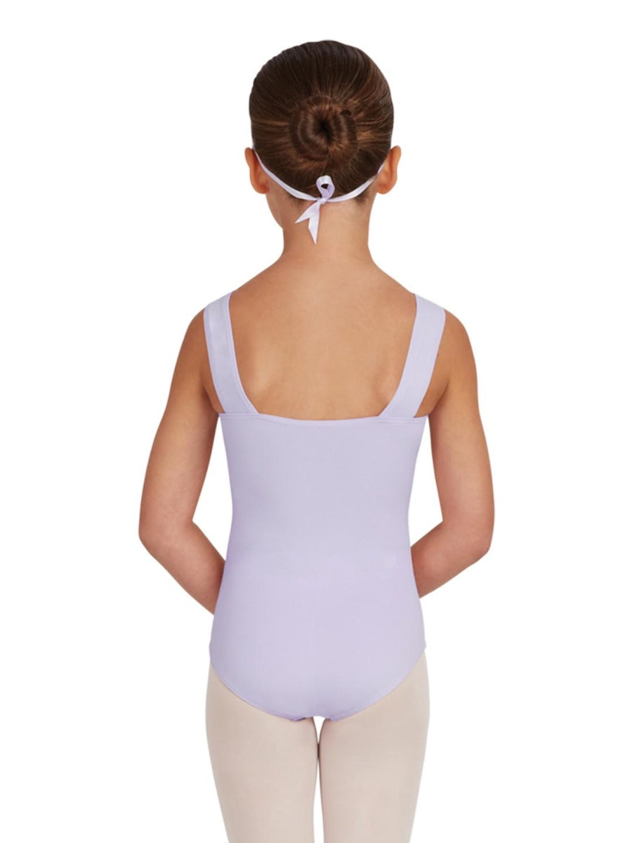 Wide Strap Leotard - Girls